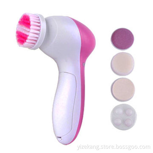 New products 5-in-1 deep clean face massage machine with brush